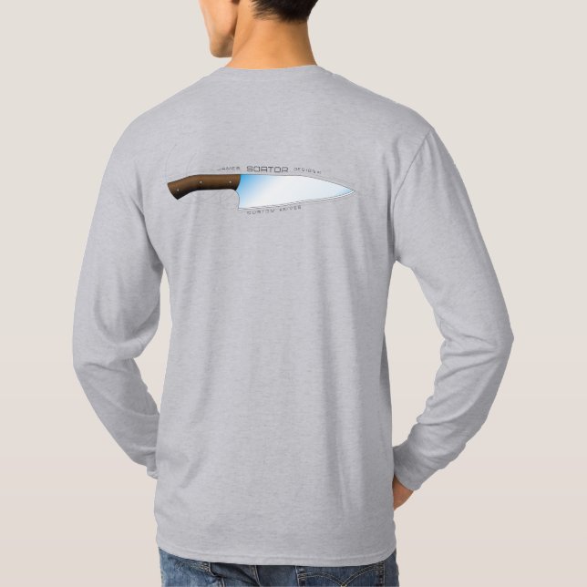 T-shirt Chemise personnalisée Long Sleeve pour James Sorto (Dos)