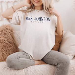 T-shirt Chemise personnalisée Monsieur & Madame, Cadeau de