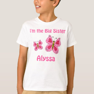 T-shirt Chemise personnalisée par papillon de rose de