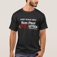 Chemise personnalisée par révolution de Ron Paul