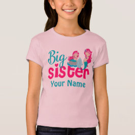 T-Shirt Chemise personnalisée par sirène de grande soeur