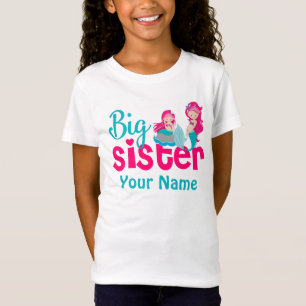 T-Shirt Chemise personnalisée par sirène de grande soeur