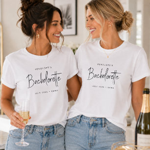 T-Shirt Chemise Personnalisée pour Week-end d'En
