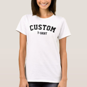 T-shirt Chemise Personnalisée - Texte Personnalisé Style M