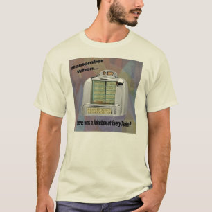 T-shirt Chemise personnelle de juke-box