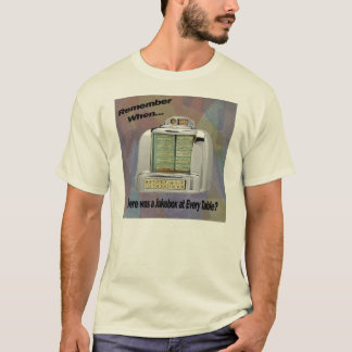 T-shirt Chemise personnelle de juke-box