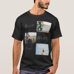 T-shirt Chemise photo de la famille Meilleur papa Jamais