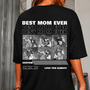 T-shirt Chemise photo personnalisée pour la fête des Mères