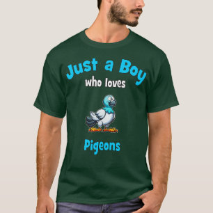 T-shirt Chemise Pigeon pour Garçons Enfants Pigeon