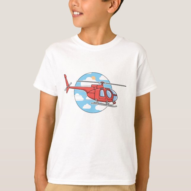 T-shirt Chemise pilote d'hélicoptère (Devant)