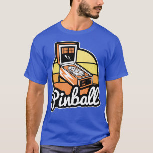 T-shirt Chemise Pinball Rétro Classique Pinball Cadeaux Po