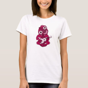 T-shirt Chemise PINK Hei Tiki PINK Ukulele