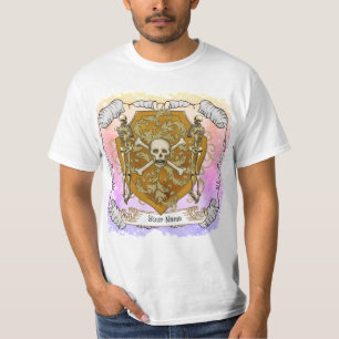 T-shirt Chemise Pirate Skull Shield