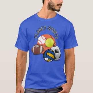 T-shirt chemise PLANET SPORTS rétro