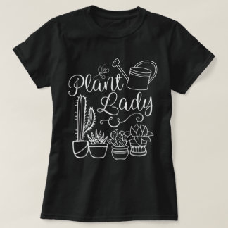 T-shirt Chemise Plant Lady esthétique Maman plante mignonn