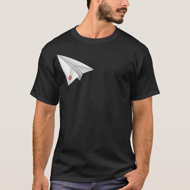 T-shirt Chemise plate de papier (Devant)