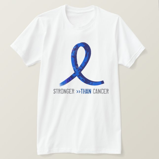 T-shirt Chemise plus forte que le cancer (Design devant)