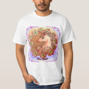 T-shirt Chemise Poinsettia Licorne