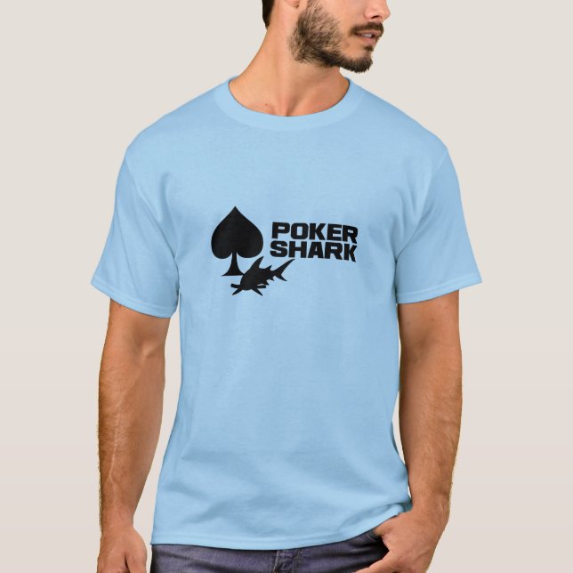 T-shirt Chemise Poker Shark - (Devant)