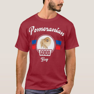 T-shirt Chemise Poméranienne d'entraînement de chien Bon g
