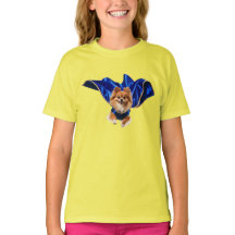 Chemise Poméranienne Superhero pour enfant
