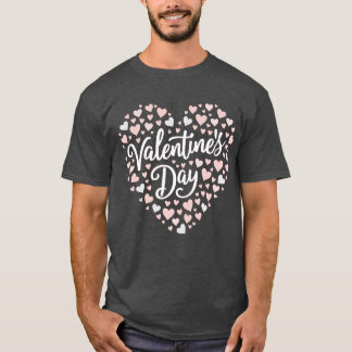 T-shirt Chemise Pop Art Rose et Rouge Vibrant 'Folle Amour