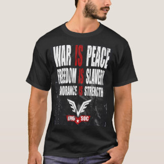T-shirt Chemise Poster 1984 Newspeak ( Hommes )