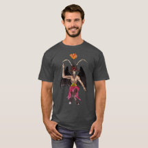 Chemise pour aquarelle sataniste de Baphomet