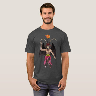 T-shirt Chemise pour aquarelle sataniste de Baphomet