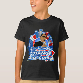 T-shirt Chemise pour CHANGEMENT d'Obama d'enfants "heure"