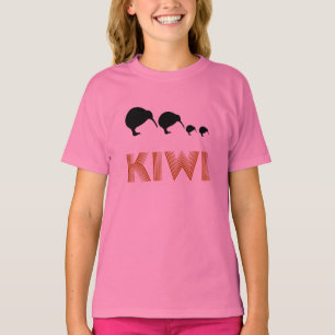 T-shirt Chemise pour enfants graphique rétro de la famille