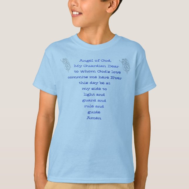 T-shirt Chemise pour enfants Guardian Angel (Devant)