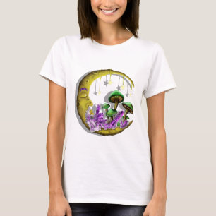 T-shirt Chemise pour femme cool aux champignons célestes