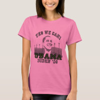 Chemise pour femmes à manches longues Obama Oui no