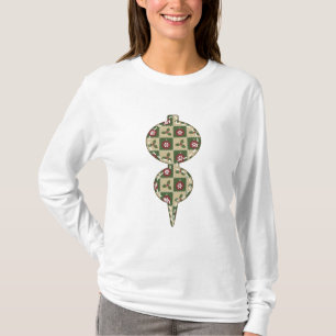 T-shirt Chemise pour femmes à motif courtepointe de Noël