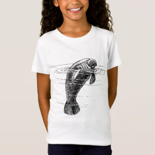 T-Shirt Chemise pour filles Manatee