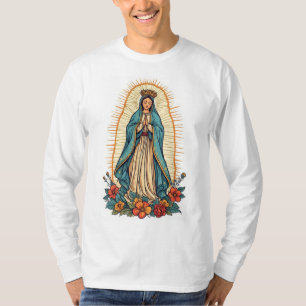 T-shirt Chemise pour homme à manches longues Vierge de Gua