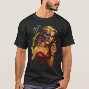 T-shirt Chemise pour hommes d'art de bande dessinée d'horr