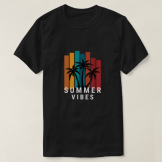T-shirt Chemise pour hommes Sunset Beach Summer Vibes |