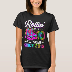 T-shirt Chemise pour les 10 ans d'une fille de 10 ans qui
