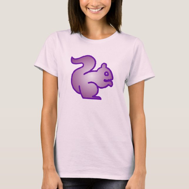 T-shirt Chemise pourpre d'écureuil (Devant)