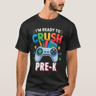 T-shirt Chemise pré-maternelle pour garçons jeu vidéo prem