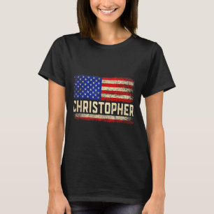 T-shirt Chemise prénom Christopher Christopher Nom Amer