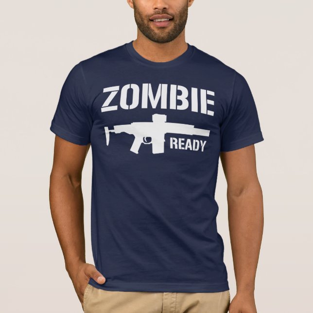 T-shirt Chemise prête de zombi ! (Devant)