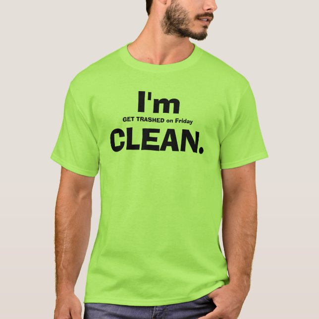 T-shirt Chemise propre et verte de d de Mike de GTOF (Devant)