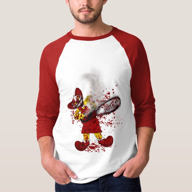 T-shirt Chemise PSYCHOPATHE de clown (Devant)