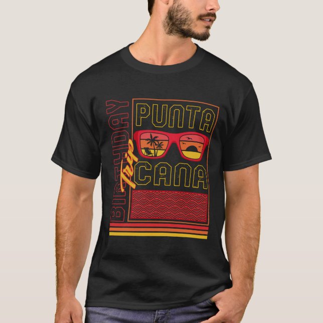 T-shirt Chemise Punta Cana, Voyage Anniversaire Punta Cana (Devant)