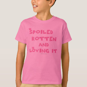 T-shirt Chemise putréfiée corrompue d'enfants (texte rose)