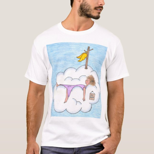 T-shirt Chemise qui n'est pas de service d'ange (Devant)