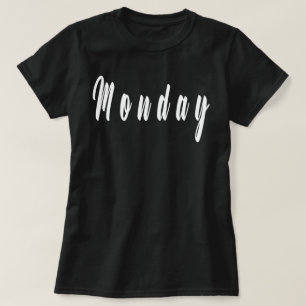 T-shirt Chemise quotidienne, Jour de la semaine, Chemise d
